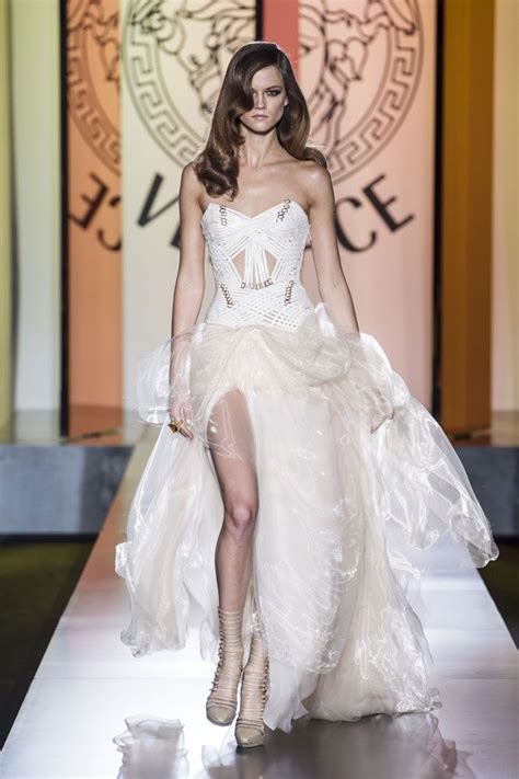 versace haute couture wedding dress.